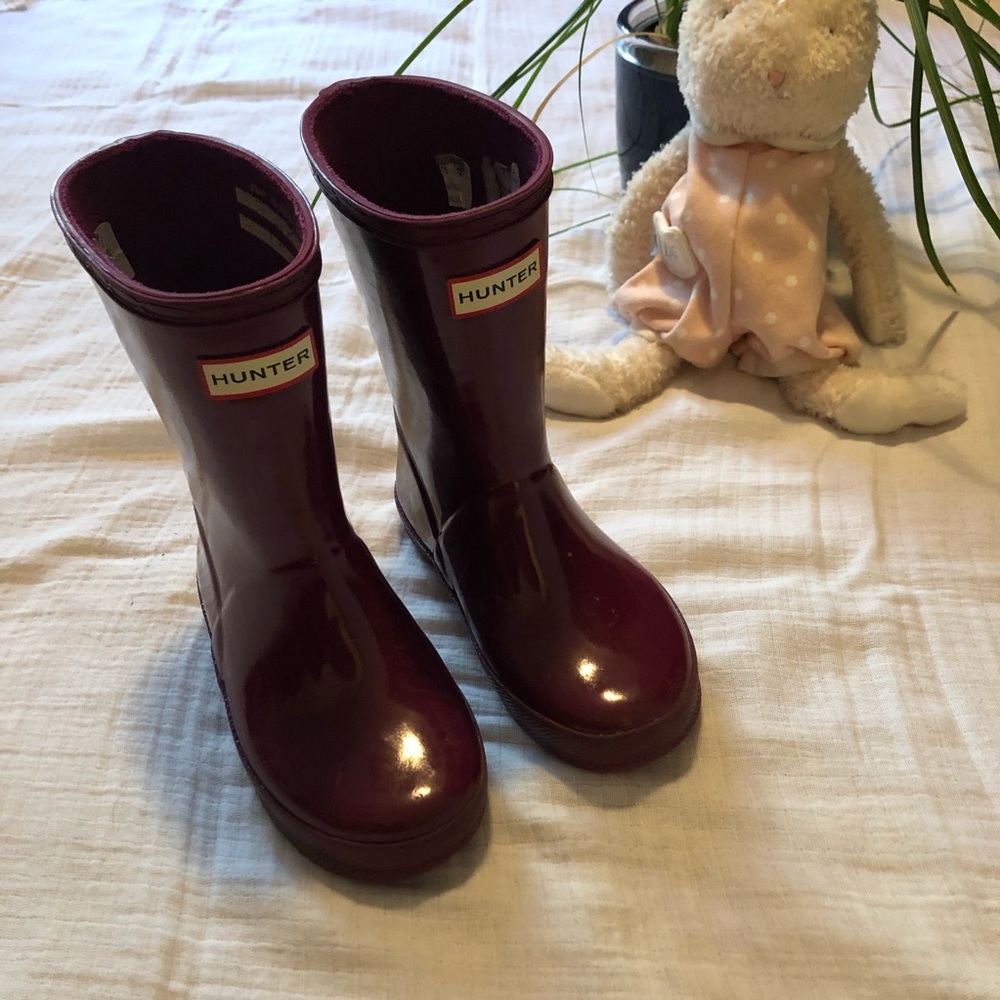 Hunter Boots, Kids/Toddler 9, Purple